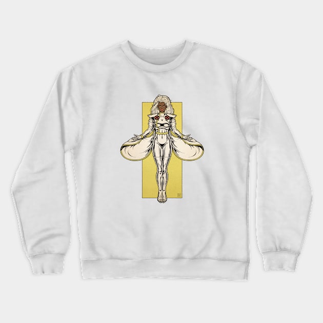 Goddess – 1990 Gold Crewneck Sweatshirt by mrkstwd
